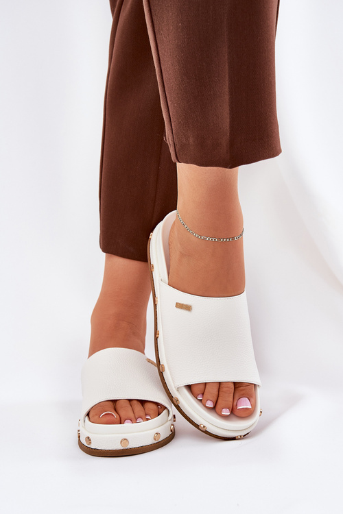 Жіночі Сандалі На Платформі З Шипами Big Star RR274216 Білі