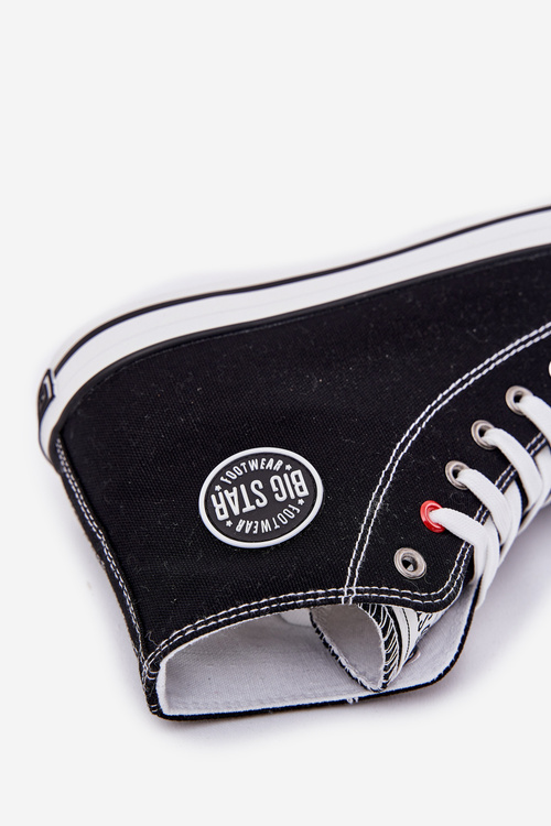 Текстильні Чоловічі Кросівки Big Star NN174304 HI-POLY SYSTEM Чорні