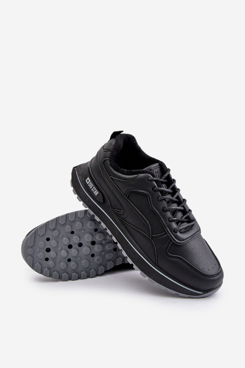 Чоловічі утеплені кросівки Big Star OO174675 HI-POLY SYSTEM Чорні