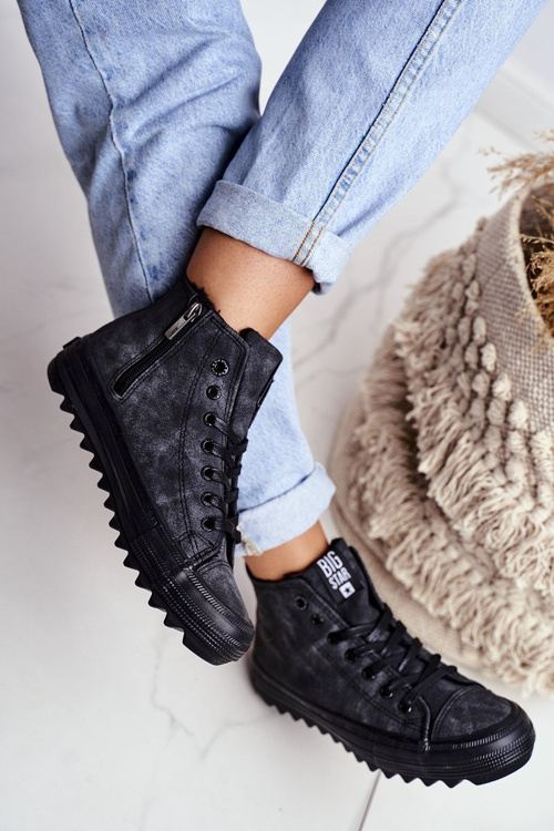 Жіночі кросівки Big Star High Warm Black GG274069