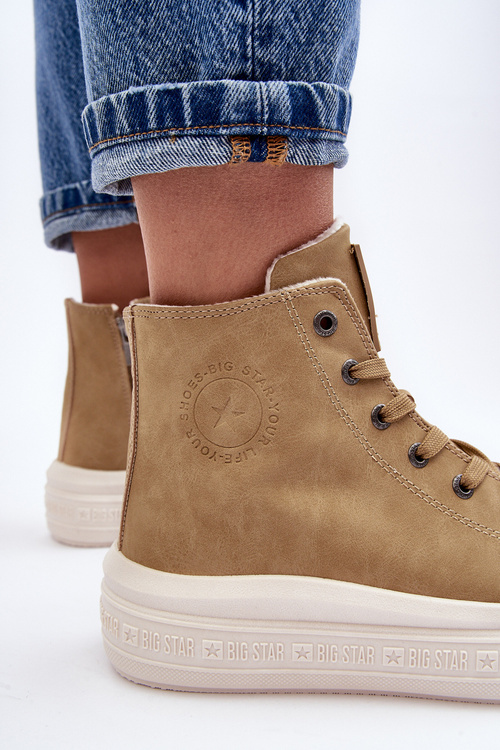 Жіночі утеплені кросівки на блискавці Camel Big Star MM274026