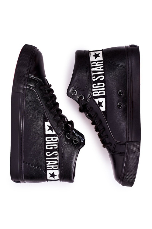 Чоловічі високі кросівки Big Star чорні EE174339