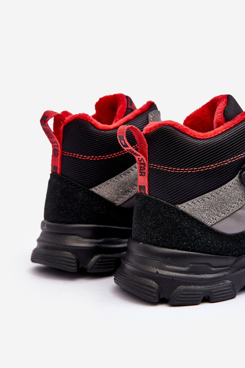 Дитячі снігові черевики Trapper Insulated Grey Big Star MM374170