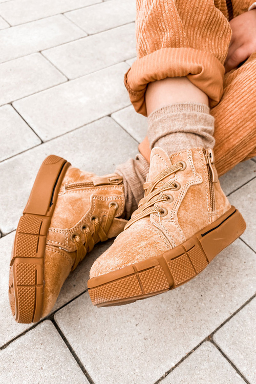 Дитячі високі кросівки на блискавці Camel Boone