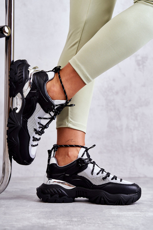 Жіноче спортивне взуття Memory Foam System Big Star KK274053 чорно-сірий