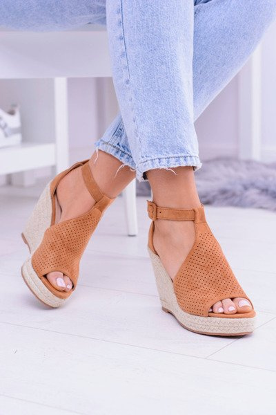 Замшеві босоніжки еспадрільї на Anchor Camel Sunlast