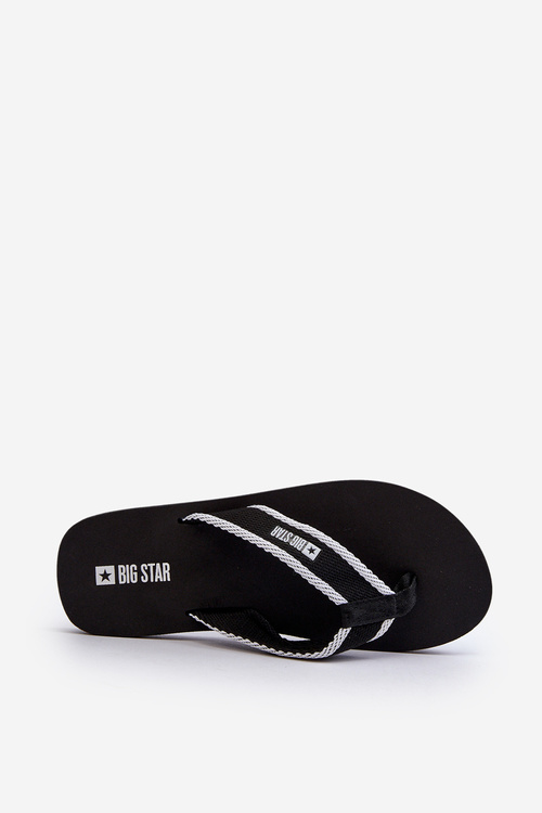 Чорні чоловічі шльопанці Big Star NN174621