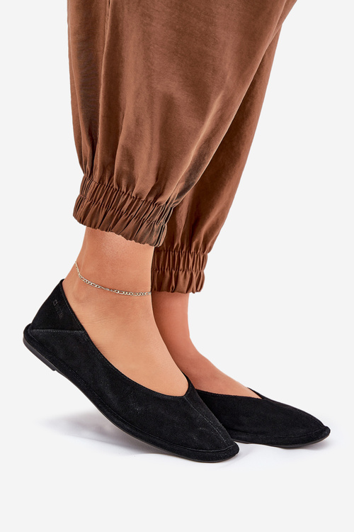 Заміщені Жіночі Балетки Big Star RR274080 Чорні