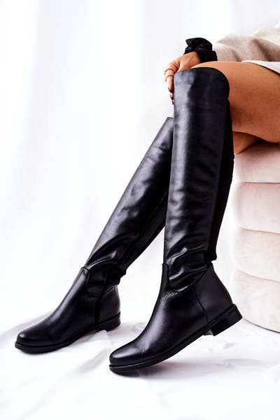 Шкіряні черевики Laura Messi Black 2293