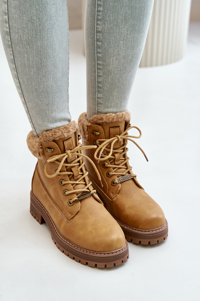 Теплі жіночі черевики Big Star OO274A285 Camel