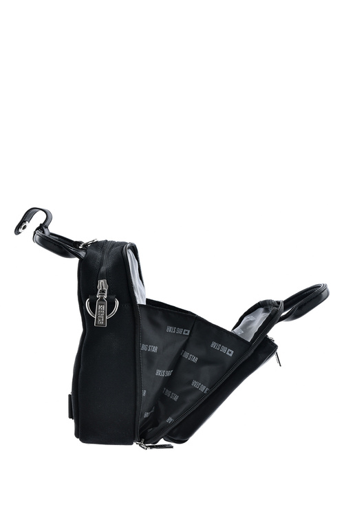 Шкіряна сумка-рюкзак Big Star 2 в 1 LL574049 чорна