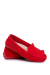 Жіночі мокасини Red Suede Morreno