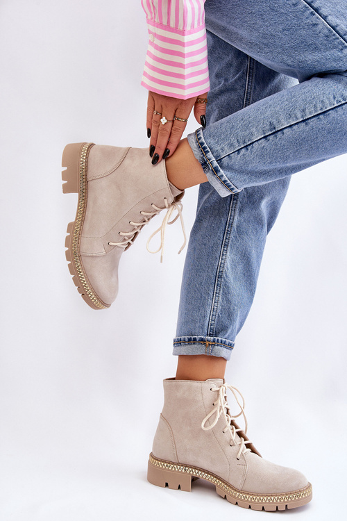 Черевики Lewski Shoes 3285 Світло-бежевий