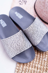 Жіночі шльопанці Big Star Glitter Grey AA274A162