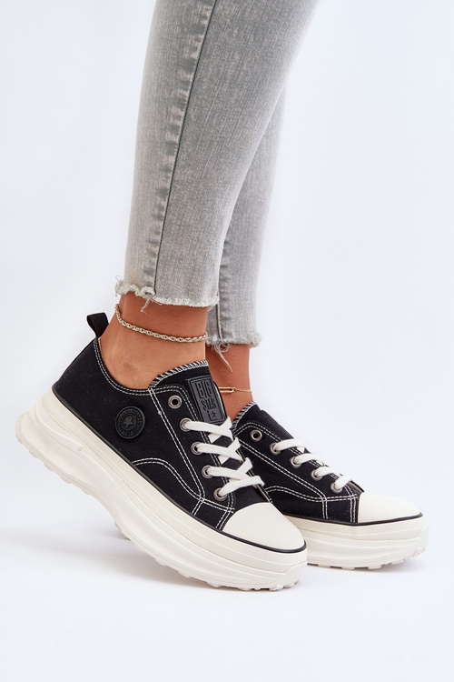 Жіночі кросівки на масивній підошві Big Star NN274125 Чорні