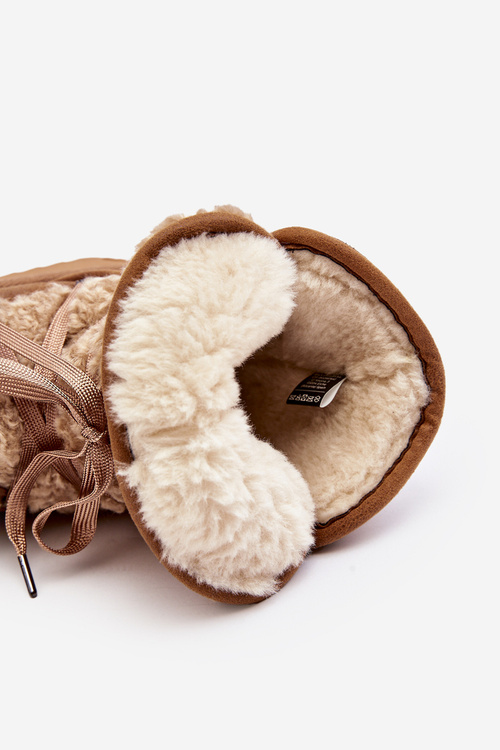 Водонепроникні веганські зимові черевики на платформі D.Franklin DFSH370004 Коричневий