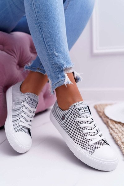 Жіночі кросівки Big Star Checkered White DD274035