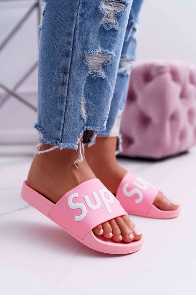 Жіночі шльопанці рожеві Super Losaria