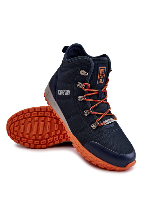 Чоловіче трекінгове взуття Memory Foam Big Star KK174110 Темно-синій