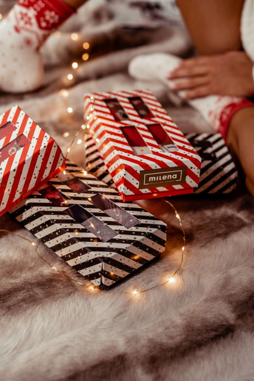 Різдвяний набір шкарпеток 3 пари чоловічі у коробці