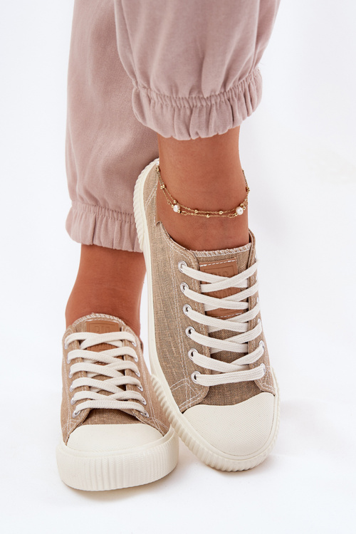 Жіночі Текстильні Кросівки Big Star RR274795 Бежеві