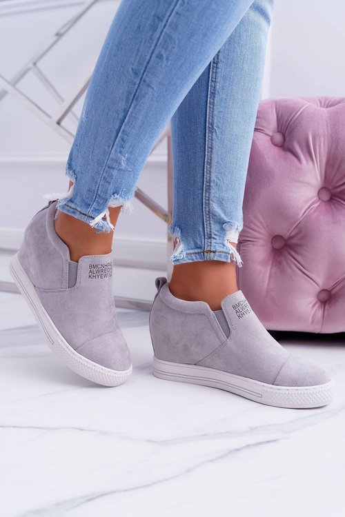 Жіночі кросівки Сліпони Lu Boo сірі Kaori