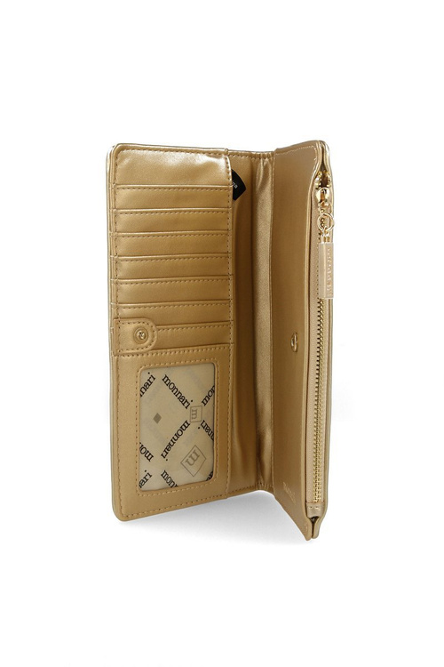 Жіночий гаманець MONNARI PUR0010-023 Стегане золото