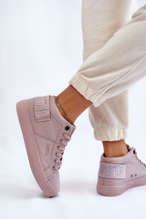 Жіночі класичні високі кросівки Big Star LL274004 Nude