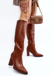 Жіночі чоботи до коліна на шпильці Camel Fiminna