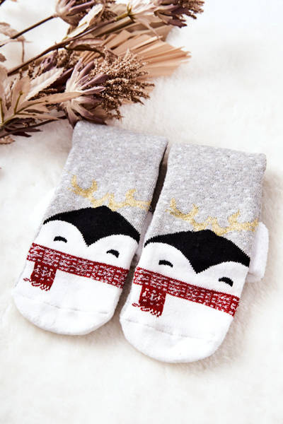 Новорічні шкарпетки Penguin Grey