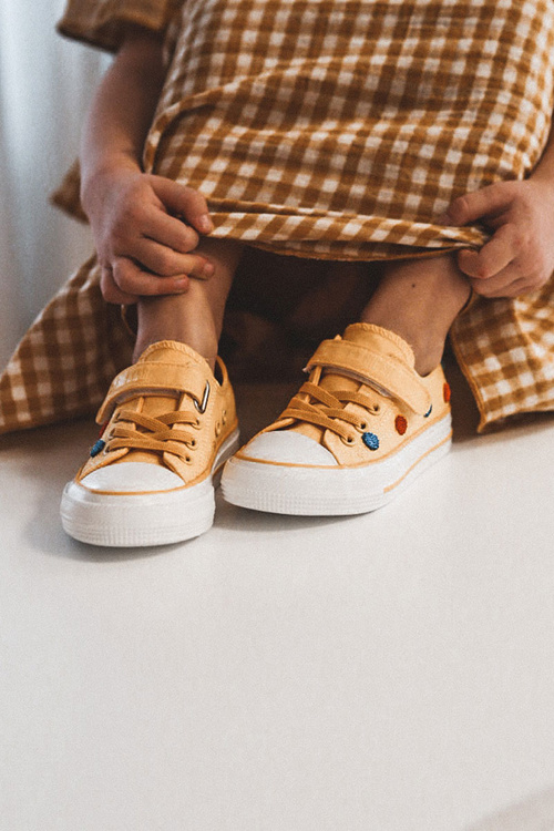 Дитячі кросівки на липучці BIG STAR JJ374056 Жовті