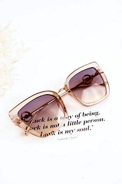 Жіночі сонцезахисні окуляри Cat Eye M2351 Прозорі