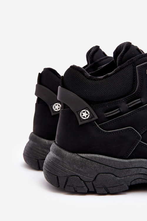 Чоловічі утеплені трекінгові черевики Thalinna Black