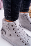 Жіночі високі кросівки Big Star Warm Grey EE274079