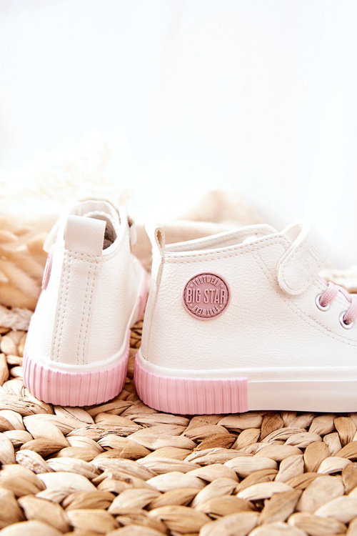 Дитячі кросівки на липучці BIG STAR II374014 Білі