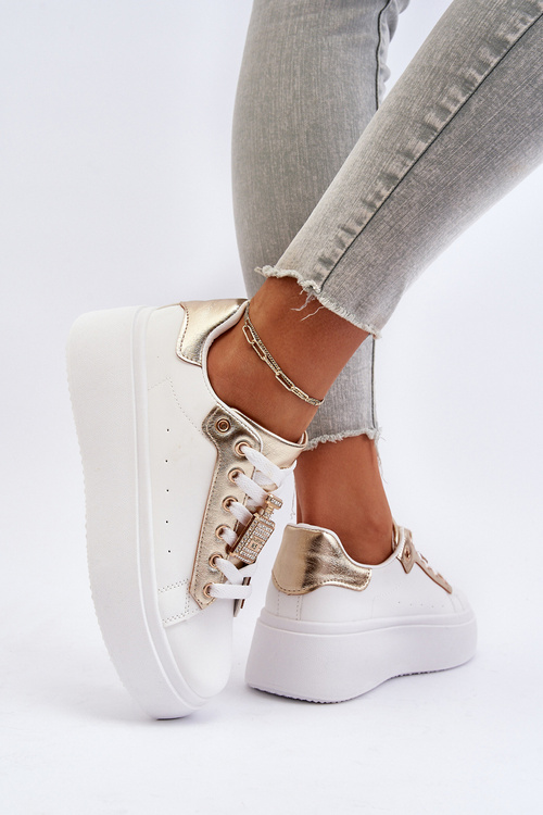 Жіночі кросівки з декором Celedria білі