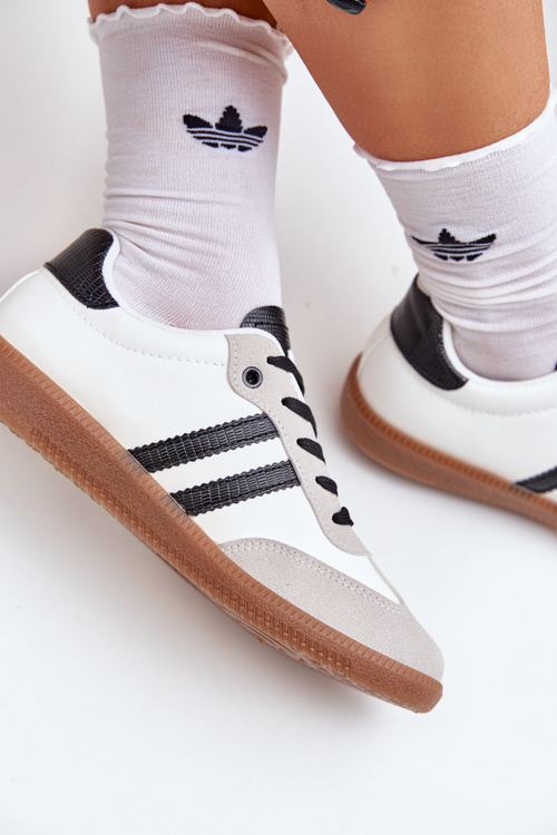 Низькі Кросівки Жіночі Чорно-Білі Loredis