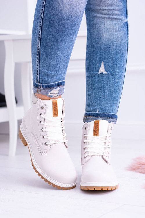 Жіночі білі черевики Big Star Boots Timber