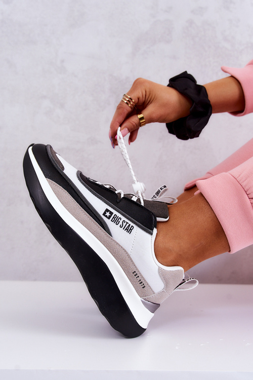 Спортивне взуття Кросівки Big Star JJ274998 біло-чорні