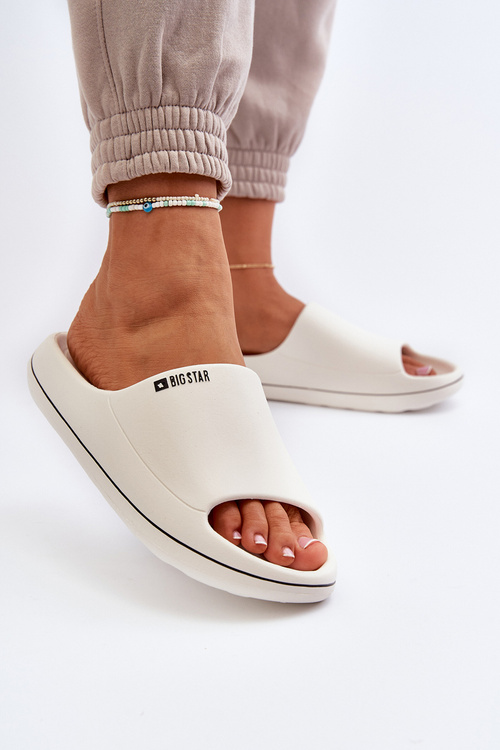 Легкі жіночі шльопанці Big Star NN274A043 білі