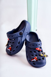 Дитячі сині тапочки Crocs Foam Navy Sailor