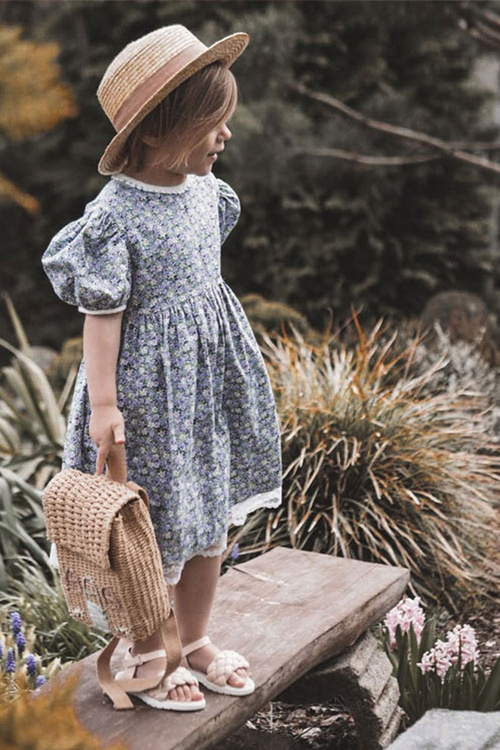 Дитячі плетені босоніжки Pink Adella