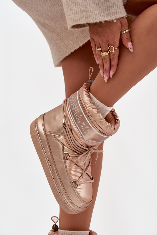 Жіночі зимові черевики на шнурівці O'NEILL LISA WOMEN HIGH 90253012.99U Золотий