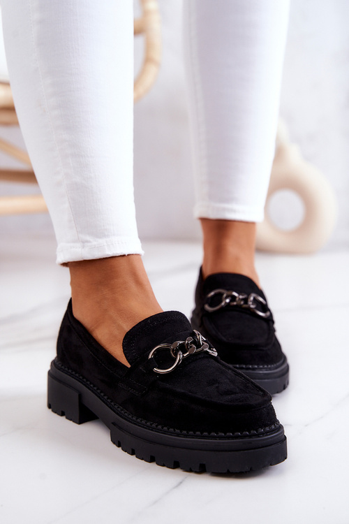 Жіночі лофери замшеві лофери La.Fi Black Willows