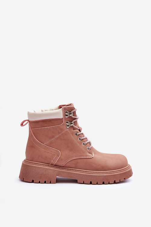 Жіночі шкіряні черевики Trapper Pink Poles