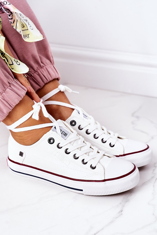 Жіночі шкіряні кросівки BIG STAR II274001 Білі