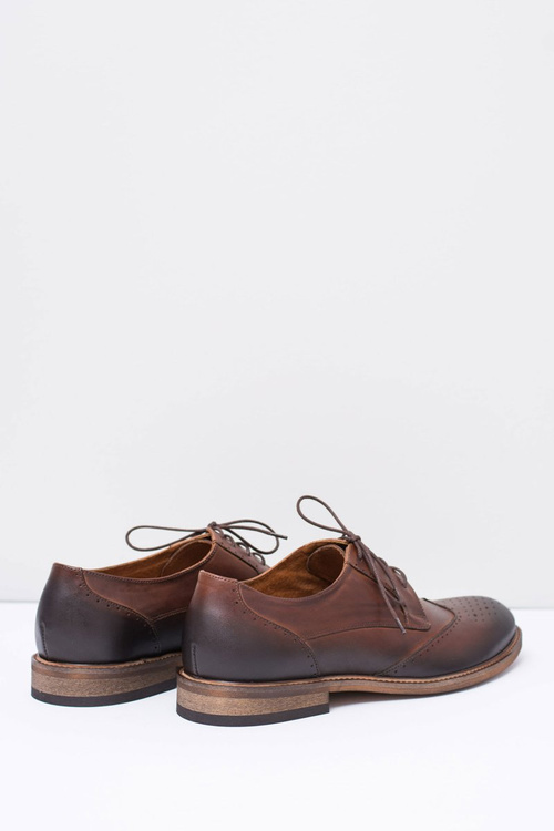 Нікопольські шкіряні елегантні чоловічі напівчоботи Mortes