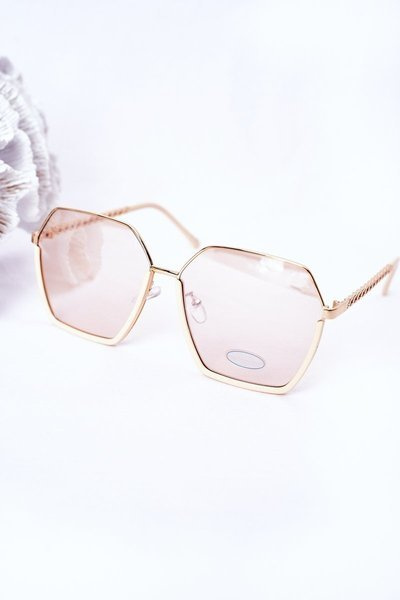 Сонцезахисні окуляри Geometric Beige