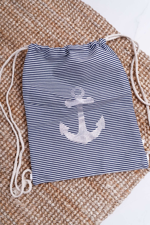 Жіноча темно-синя сумочка Темно-синя пляжна сумка