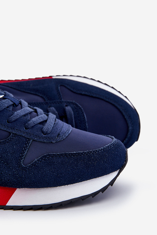 Чоловіче спортивне взуття Memory Foam System Big Star LL174159 Темно-синій